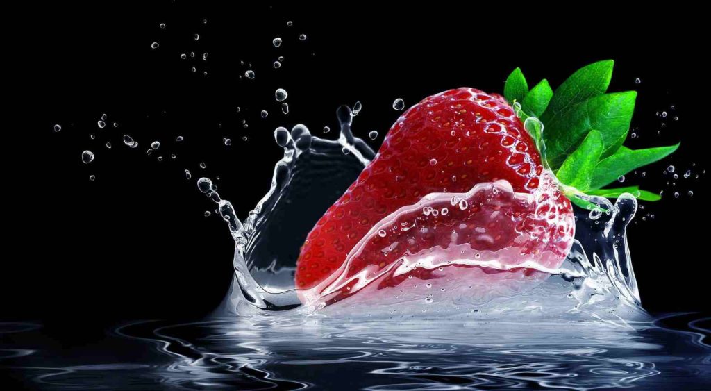 eau d'été aux fruits frais